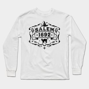 Salem 1692 - Salem Witch Trials - Witchcraft Retro Vintage Long Sleeve T-Shirt